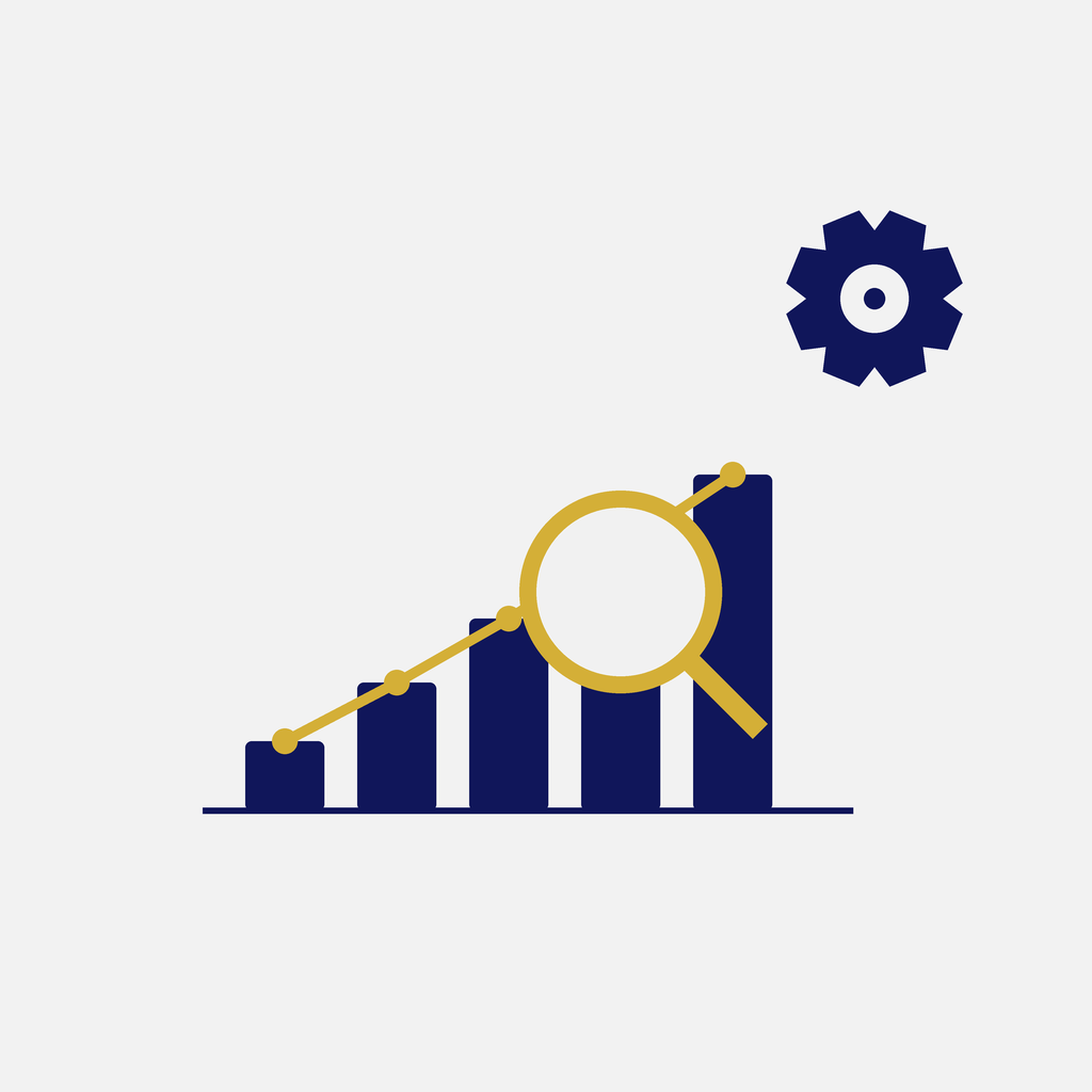 Infographic representing profitability and cost analysis across product and customer mix